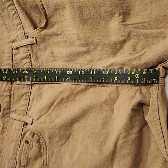 Levi's men's 513 Slim Straight beige jeans 36x32 red tab BB090 - Picture 14 of 16